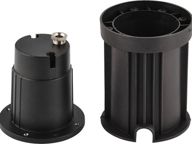 In-Ground 3 Window Cover Black Fixture IP67