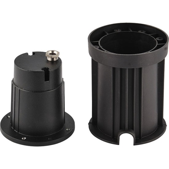 In-Ground 3 Window Cover Black Fixture IP67