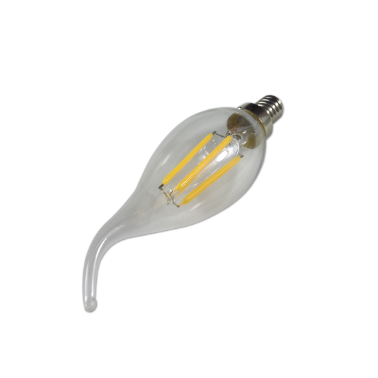 E12 6W Candelabra Flame Tip 2700K