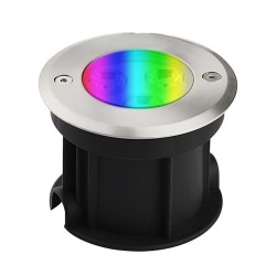 RGBW In-Ground Well Light Clear Lens 3W  RGBW In-Ground Well Light Clear Lens 3W