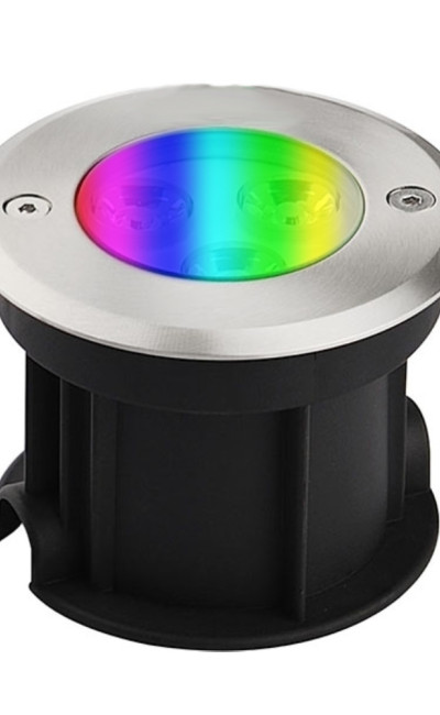 RGBW In-Ground Well Light Clear Lens 3W 