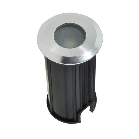 Round Frosted In-Ground Light Fixture 1W IP65