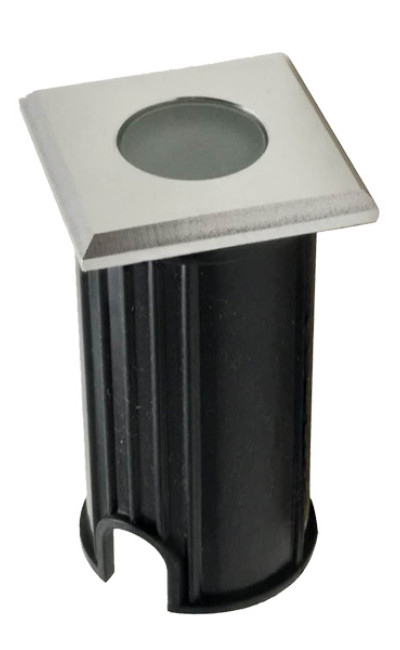 Square Frosted In-Ground Light Fixture 1W IP65