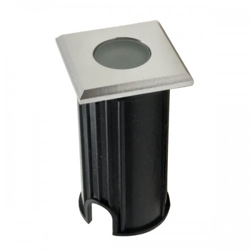 Square Frosted In-Ground Light Fixture 1W IP65