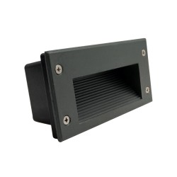 Rectangle Black Step Light 3W IP65