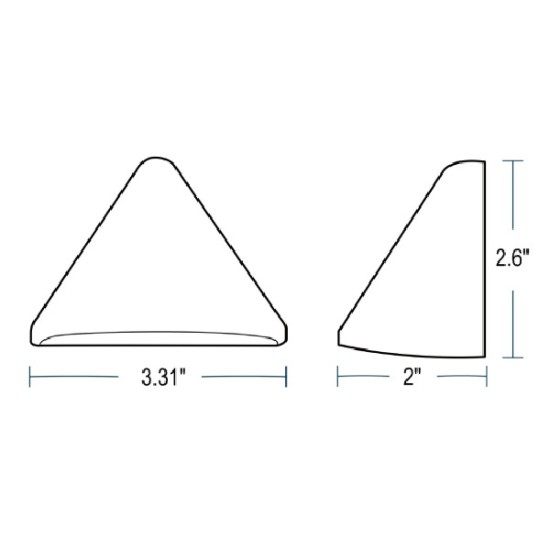 Triangle Deck Light 2W IP65