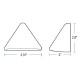 Triangle Deck Light 2W IP65