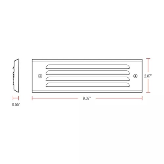 Lengthened Surface Mount Step Light 4W IP65