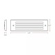 Lengthened Surface Mount Step Light 4W IP65