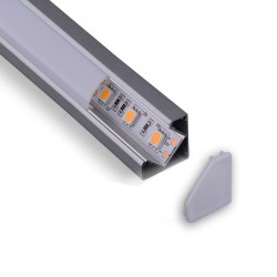 13/16" Angled LED Aluminum Channel 
