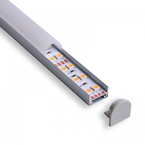 3/4" Round Top LED Aluminum Channel