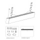 Surface Mount Kit for 3145 Linear Lights