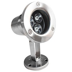 3 LED Small Stainless Steel Pool Light 3W RGB IP68