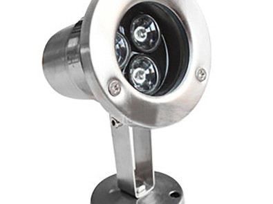 3 LED Small Stainless Steel Pool Light 3W RGB IP68