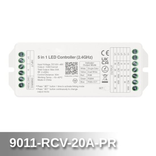 4 Zone Mi Light 3 in 1 RGB/W/CCT Remote 4 Zone Mi Light 3 in 1 RGB/W/CCT Remote