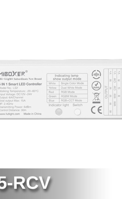 4 Zone Slim Remote RGB/CCT LED Controller