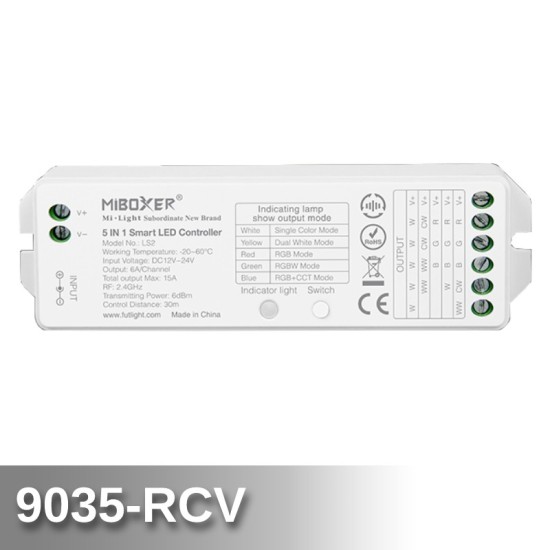 Mi Light 8 Zone Remote RGB/W/CCT Mi Light 8 Zone Remote RGB/W/CCT