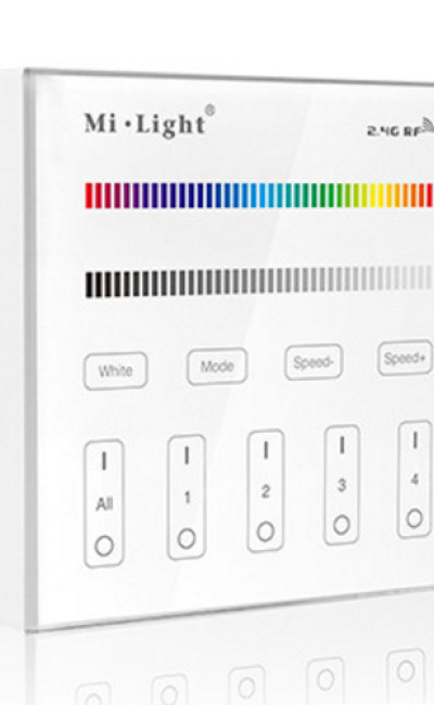 4 Zone Mi Light Wall Mount RGB+W 
