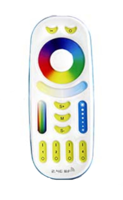 4 Zone Mi Light 3 in 1 RGB/W/CCT Remote