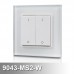 2 Zone Wall Mount Slim White Rocker Master Controller