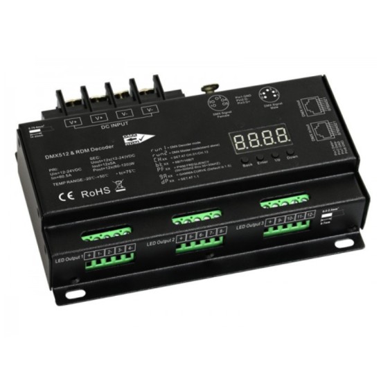 12 CH 5A RGBW DMX Decoder