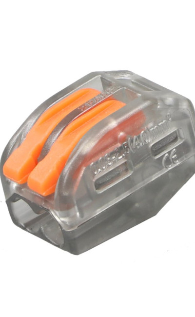 2 Wire Clear Compact Splicing Connector