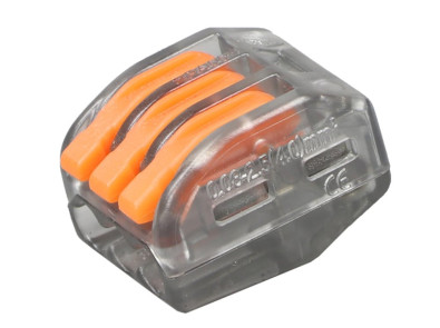 3 Wire Clear Compact Splicing Connector