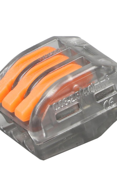 3 Wire Clear Compact Splicing Connector