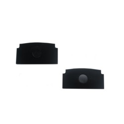 1" Black Trimless LED Aluminum Channel