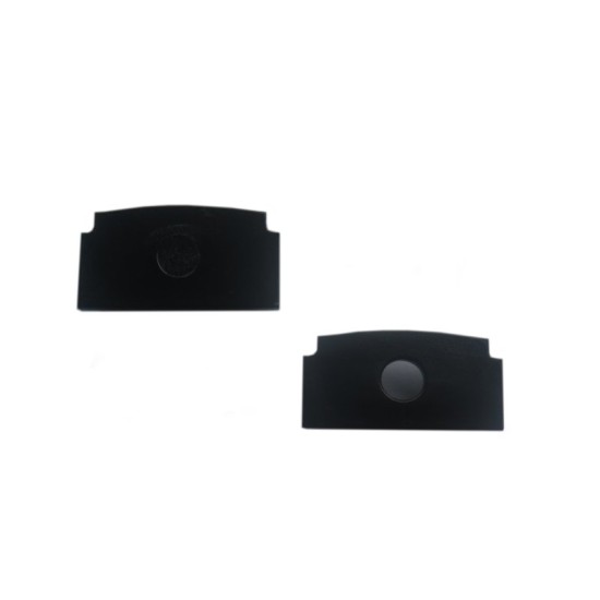 1" Black Trimless LED Aluminum Channel