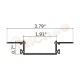 2" Big Trimless LED Aluminum Channel