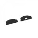 11/16" Black Bendable Low Profile LED Aluminum Channel