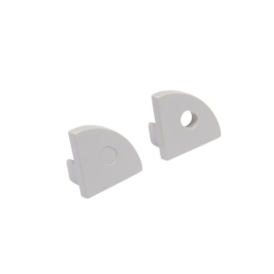 1/2" Mini Full Cover Angled LED Aluminum Channel