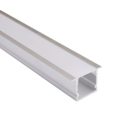 1-1/8" Deep Square LED Aluminum Channel w/ Trim