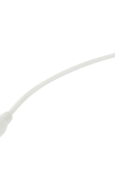 White DC Connector w/ Wire Female