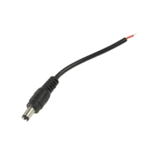 Black DC Connector W/ Wire Male