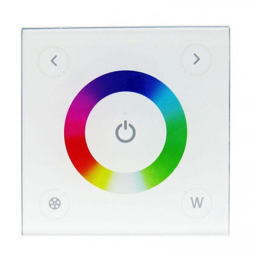 White Square Wall Mount RGB Controller