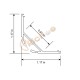 1-3/16" Big Full Cover Angled LED Aluminum Channel