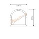 3/4" Round Top LED Aluminum Channel