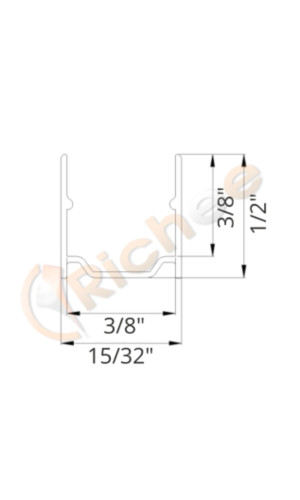1/2" RGBW Milky LED Bracket