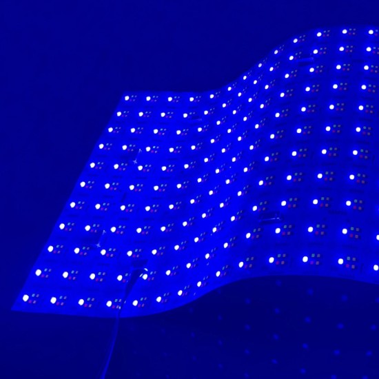 RGB+CCT Precise Color Changing w/ Tunable White Flexible LED Sheet 1' x 2' 24V