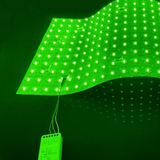 RGB+CCT Precise Color Changing w/ Tunable White Flexible LED Sheet 1' x 2' 24V