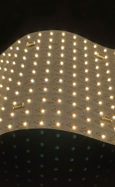RGB+CCT Precise Color Changing w/ Tunable White Flexible LED Sheet 1' x 2' 24V