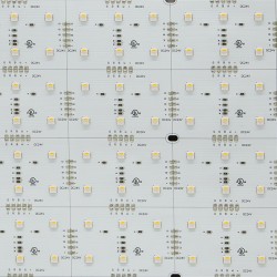 RGBW Color Changing w/ White Flexible LED Sheet 1' x 2' 24V