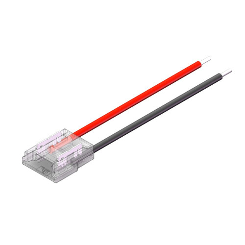 10mm Solderless Strip Power Input Connector For COB LED Strip