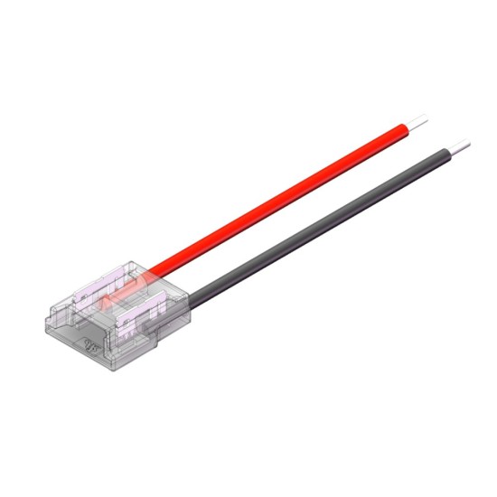 10mm Solderless Strip Power Input Connector for COB LED Strip 10mm Solderless Strip Power Input Connector for COB LED Strip