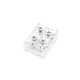 10mm Screw-on Solderless Strip to Strip Clear Coupling