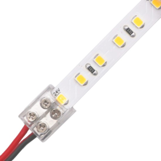 10mm Screw-on Solderless Strip to Wire Clear Connector