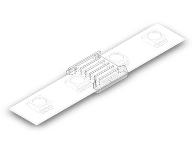RGB+CCT 12mm Mini Solderless Strip Coupling
