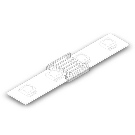 RGB+CCT 12mm Mini Solderless Strip Coupling RGB+CCT 12mm Mini Solderless Strip Coupling